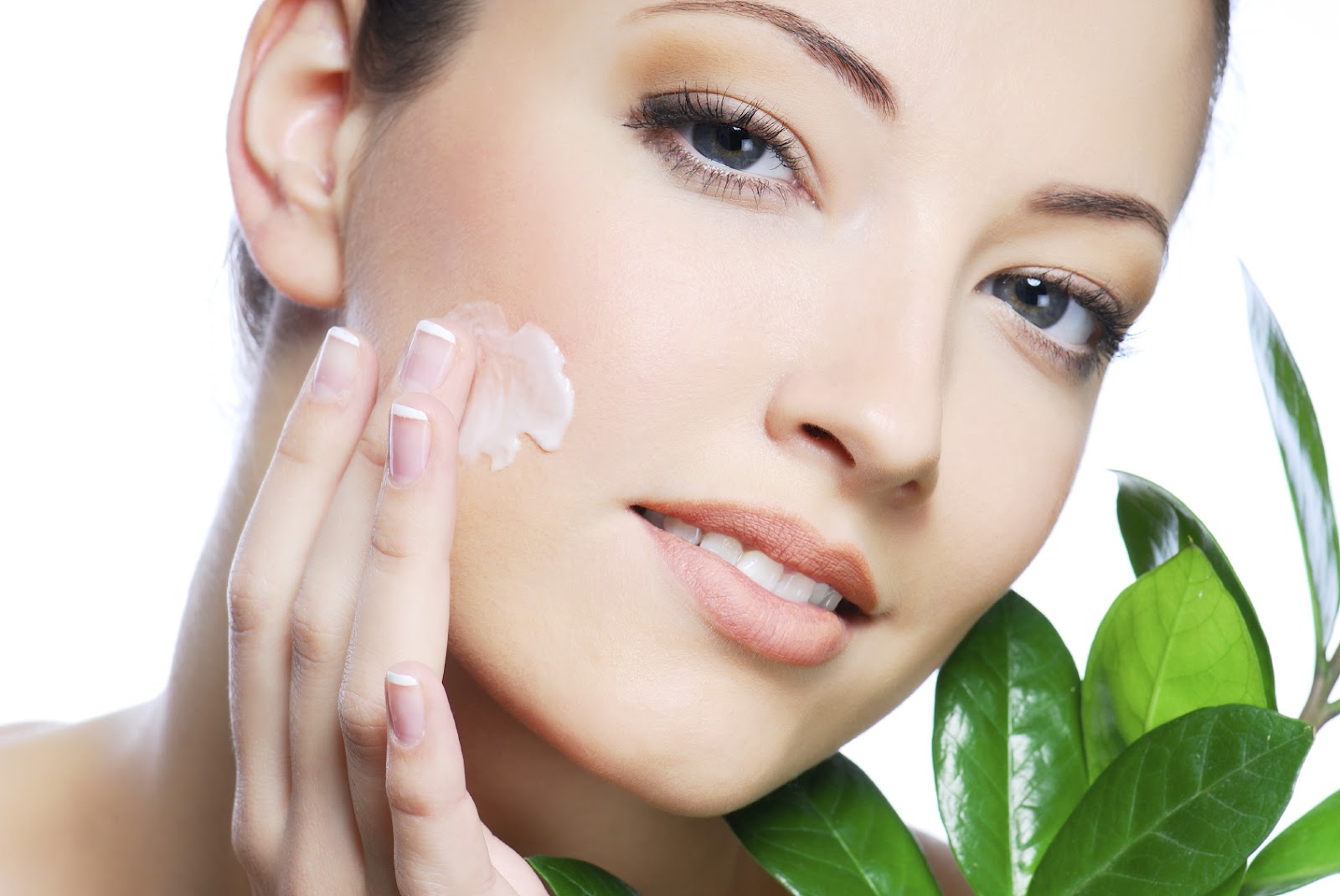 woman with smooth skin
