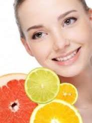 woman with fruits