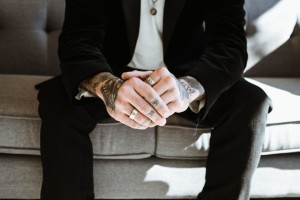 man with rings